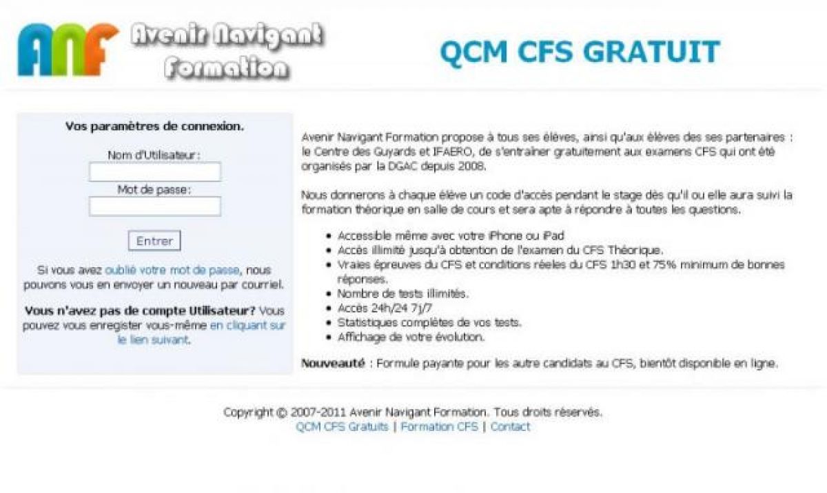 QCM CCA Gratuits